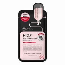 mediheal HDP ポアスタンピング ブラックマスク